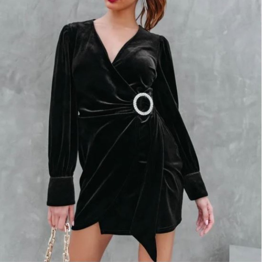 Black Velvet Dress